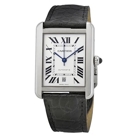 pre owned cartier watches mens|cartier automatic watch pre owned.